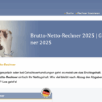Der Brutto-Netto-Rechner